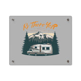 RV There Yet T-Shirt - Funny Camping Road trip Glamper Wall art panels gift idea for camping lovers