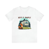 Camping Tshirt Design Keep it Simple Bella Canvas 3001 Tshirt Gift Idea